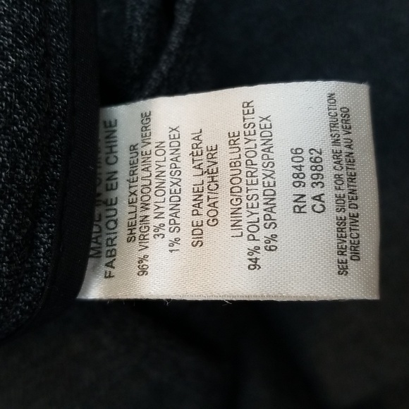 Theory Nabiki C Magistrate Wool Career Pants with Leather Stripe Trim - Picture 8 of 11